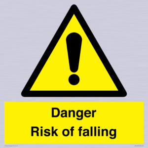 Danger Risk of falling